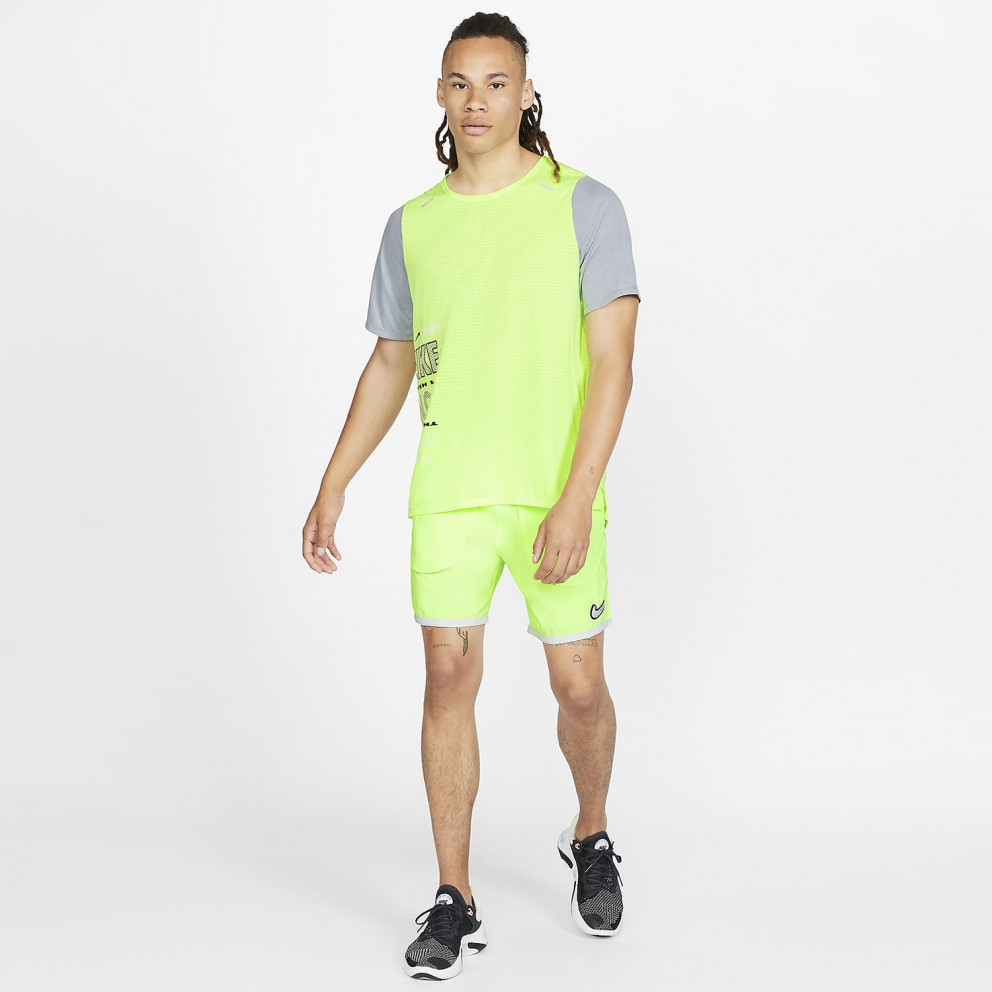 Nike Rise 365 Wild Run Ανδρική Μπλούζα για Τρέξιμο