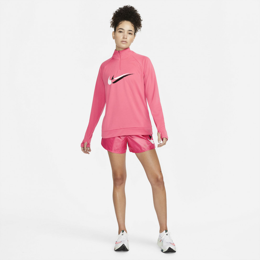 Nike Dri-FIT Swoosh Run Γυναικεία Μπλούζα με Μακρύ Μανίκι