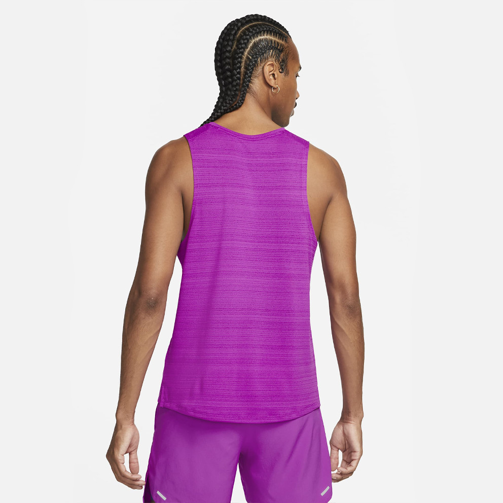 Nike Miler Ανδρική Αμάνικη Μπλούζα για Τρέξιμο