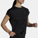 Brooks Sprint Free Short Sleeve Black Μπλουζα Γυνα