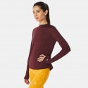 Asics Mock Neck Women's Blouse with Long Sleeves