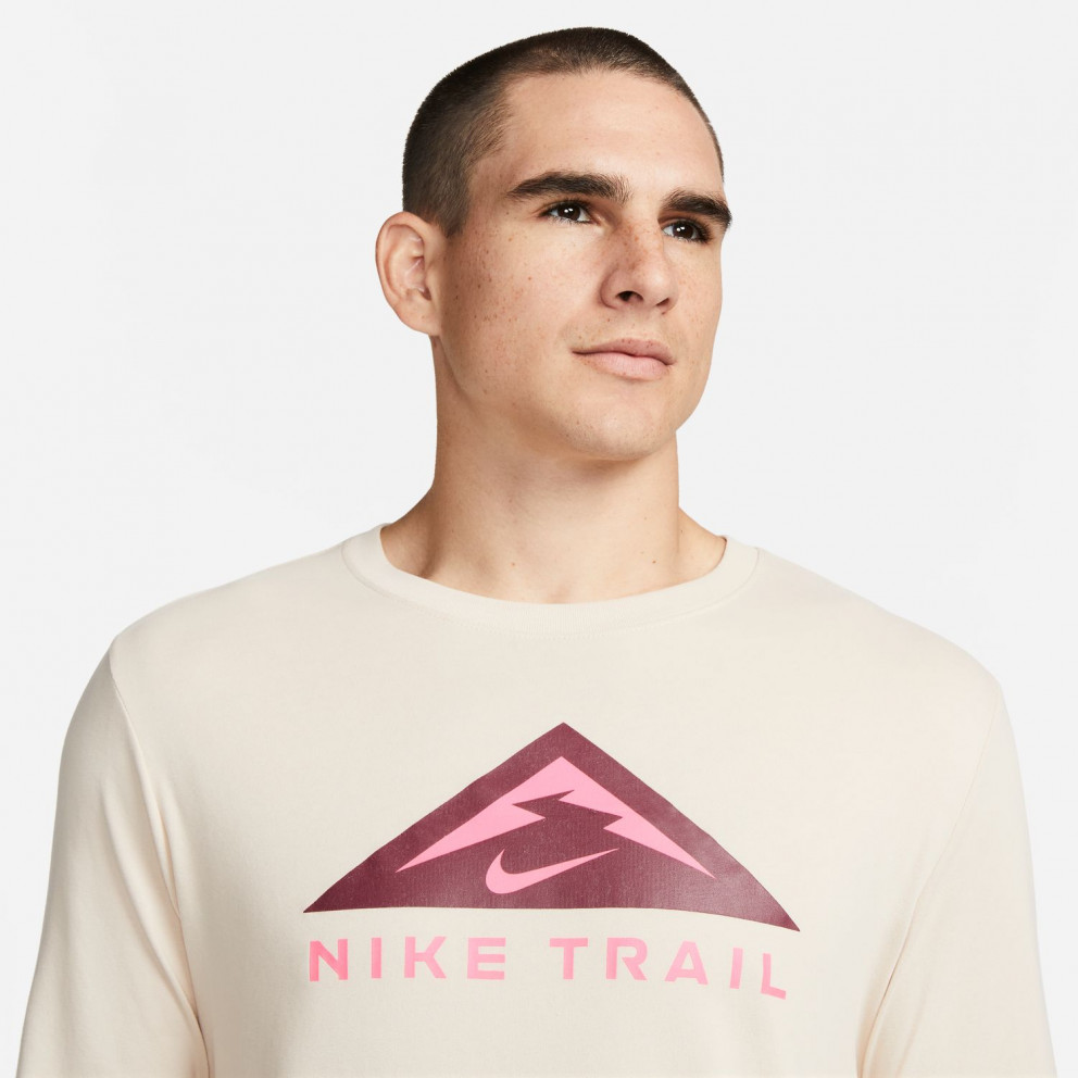 Nike Trail Dri-FIT Ανδρική Μπλούζα με Μακρύ Μανίκι