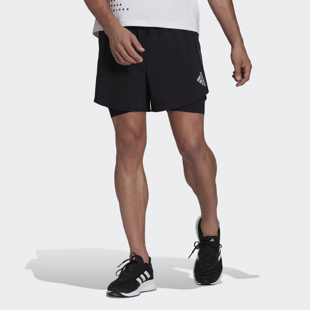 adidas Performance Designed 4 Running Two-In-One Men's Shorts