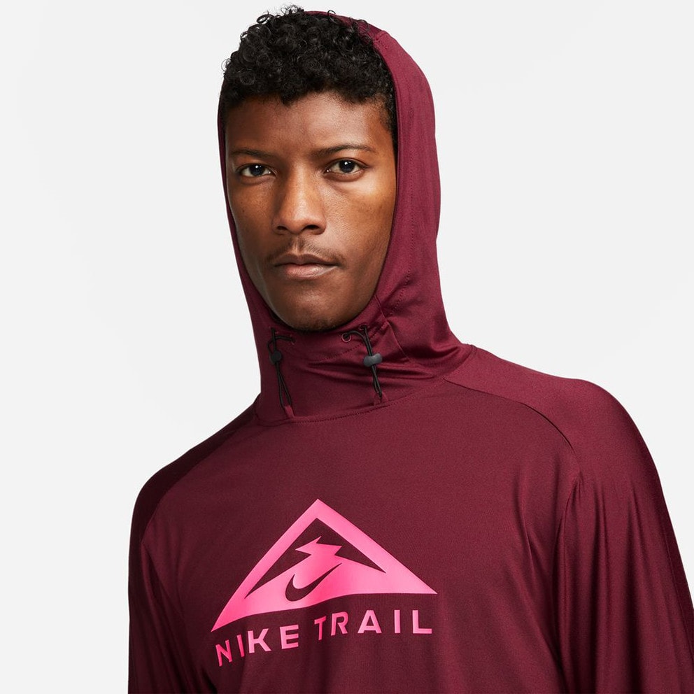 Nike Trail Dri-FIT Trail Ανδρική Μπλούζα με Κουκούλα