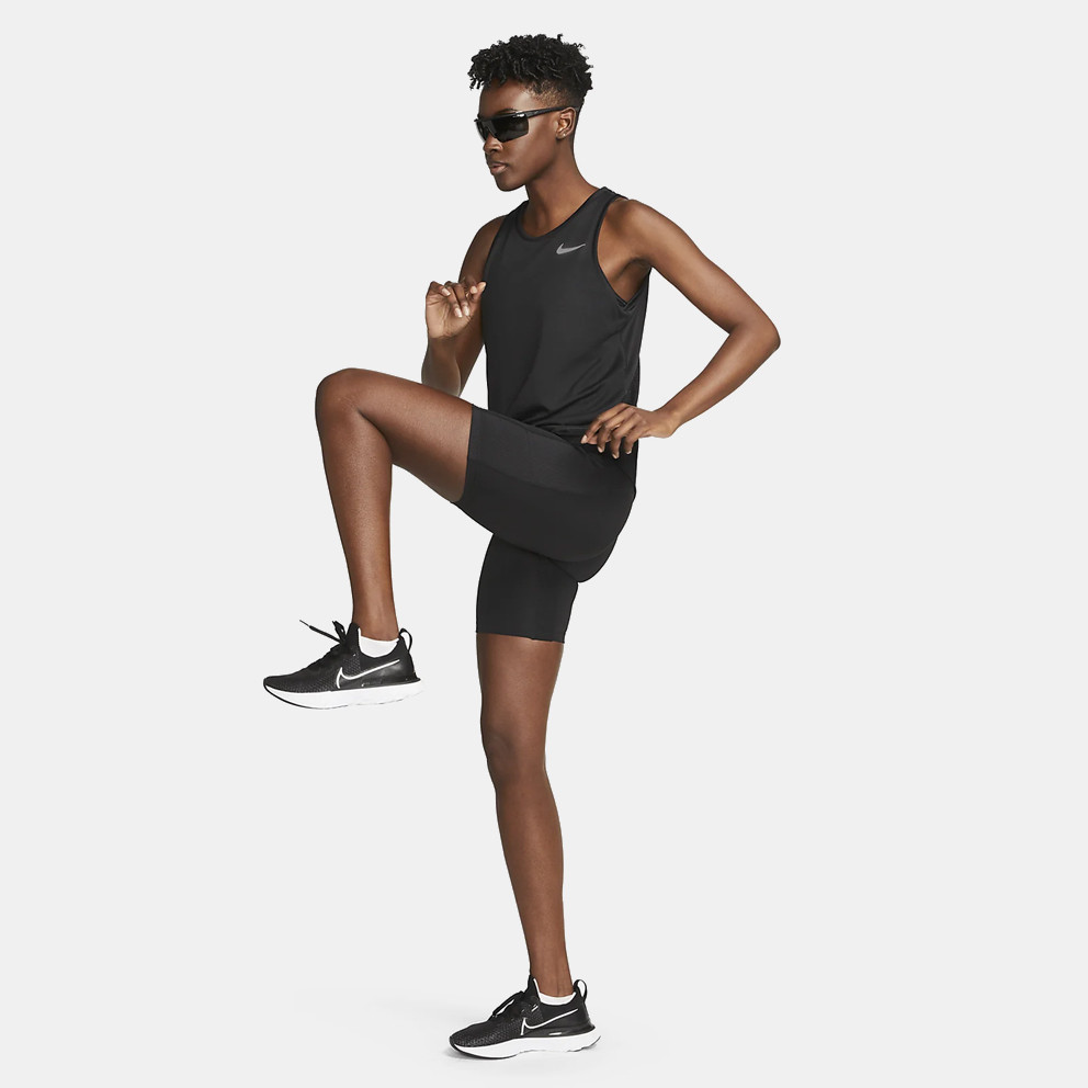 Nike Women's Tight Mid-Rise Ribbed-Panel Running  Γυναικείο Biker Σορτς