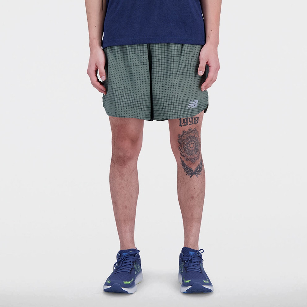 New Balance Printed Impact Run 5 Inch Men's Shorts