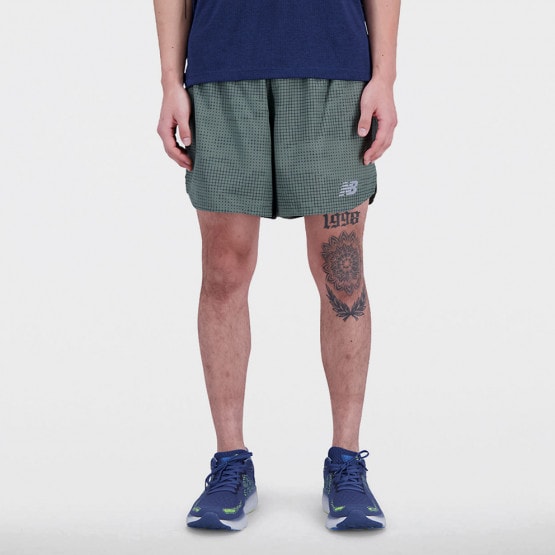 New Balance Printed Impact Run 5 Inch Men's Shorts