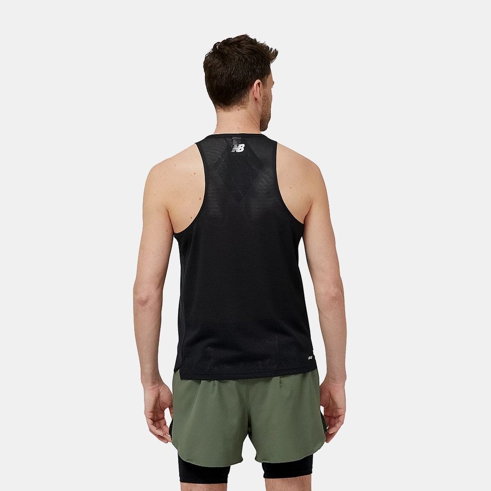 New Balance Accelerate Pacer Singlet Ανδρική Αμάνικη Μπλούζα