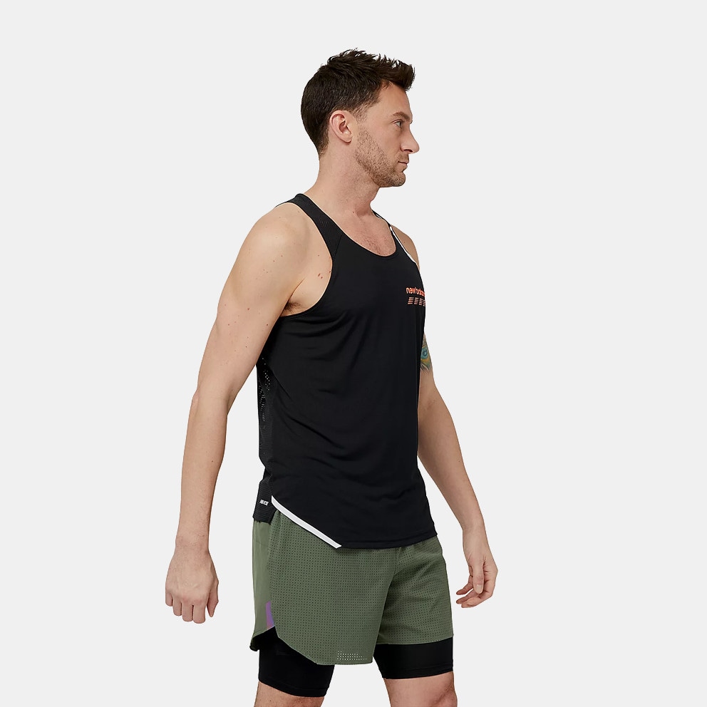 New Balance Accelerate Pacer Singlet Ανδρική Αμάνικη Μπλούζα