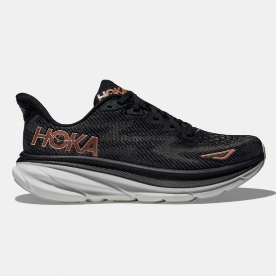 Hoka Glide Clifton 9 Γυναικεία Παπούτσια για Τρέξιμο Μαύρο 1127896-BRGL