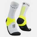 COMPRESSPORT Ultra Trail Socks V2.0 WHITE / BLACK / SAFETY YELLOW ...